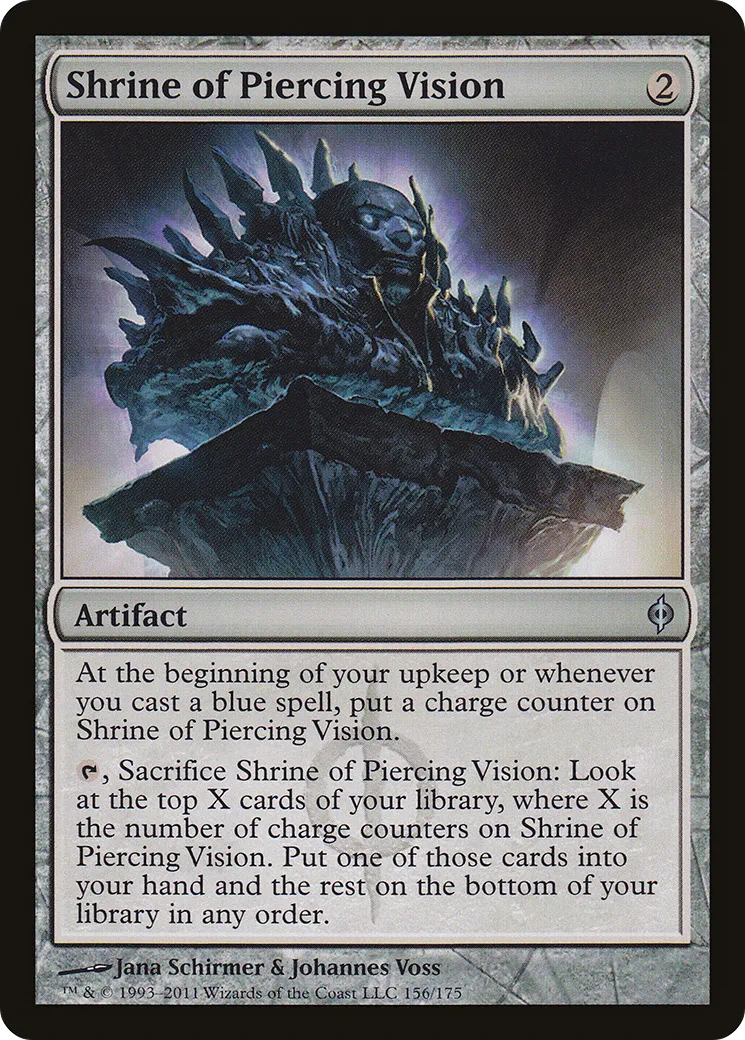 Shrine of Piercing Vision — New Phyrexia — Magic: The Gathering
