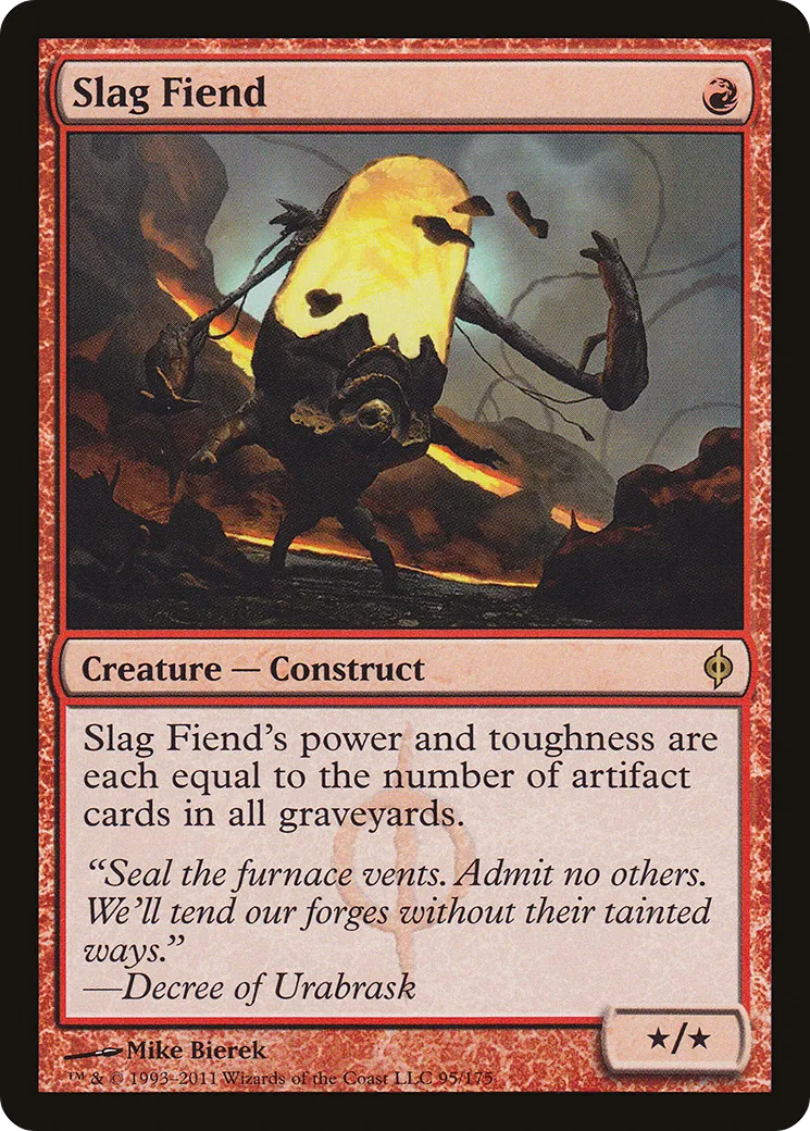Slag Fiend — New Phyrexia — Magic: The Gathering
