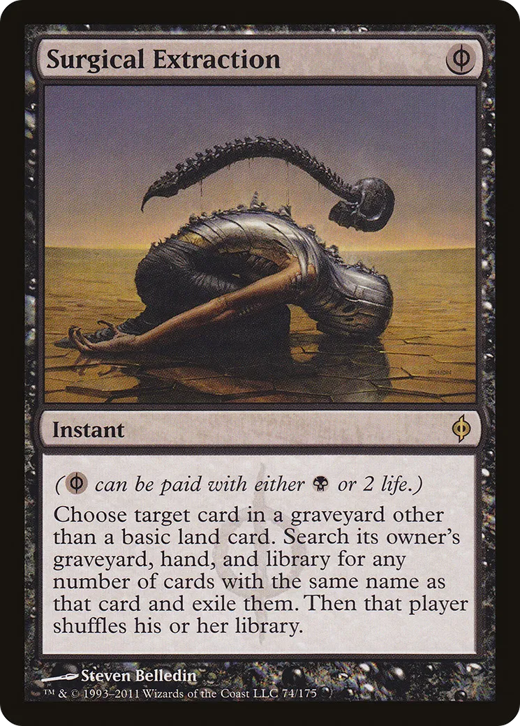 Surgical Extraction — New Phyrexia — Magic: The Gathering