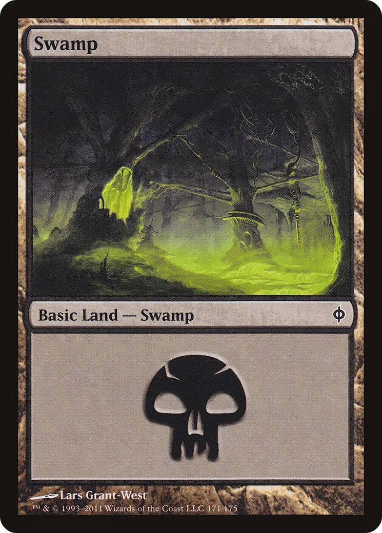 Swamp — New Phyrexia — Magic: The Gathering