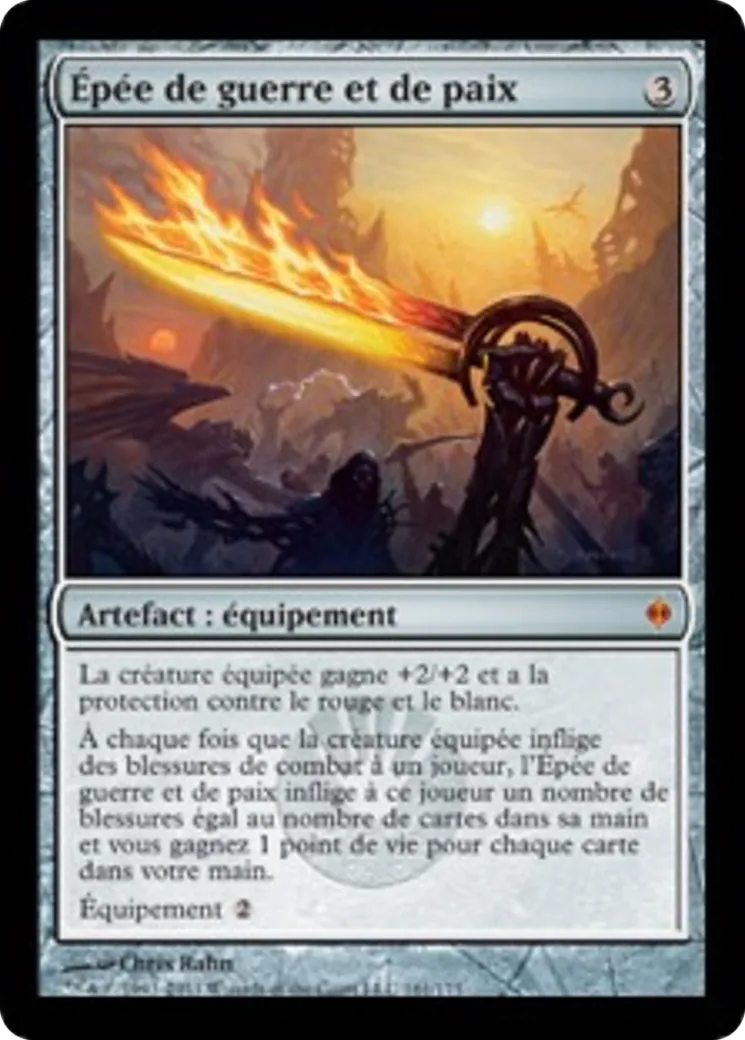 Épée de guerre et de paix — New Phyrexia — Magic: The Gathering