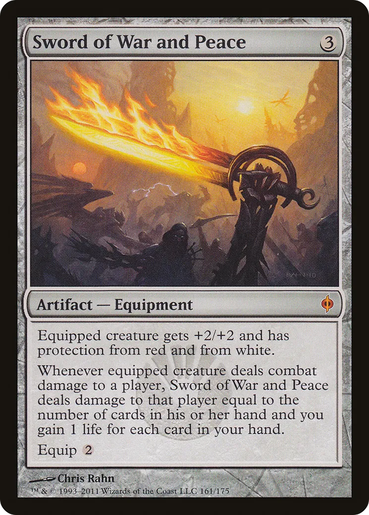 Épée de guerre et de paix — New Phyrexia — Magic: The Gathering