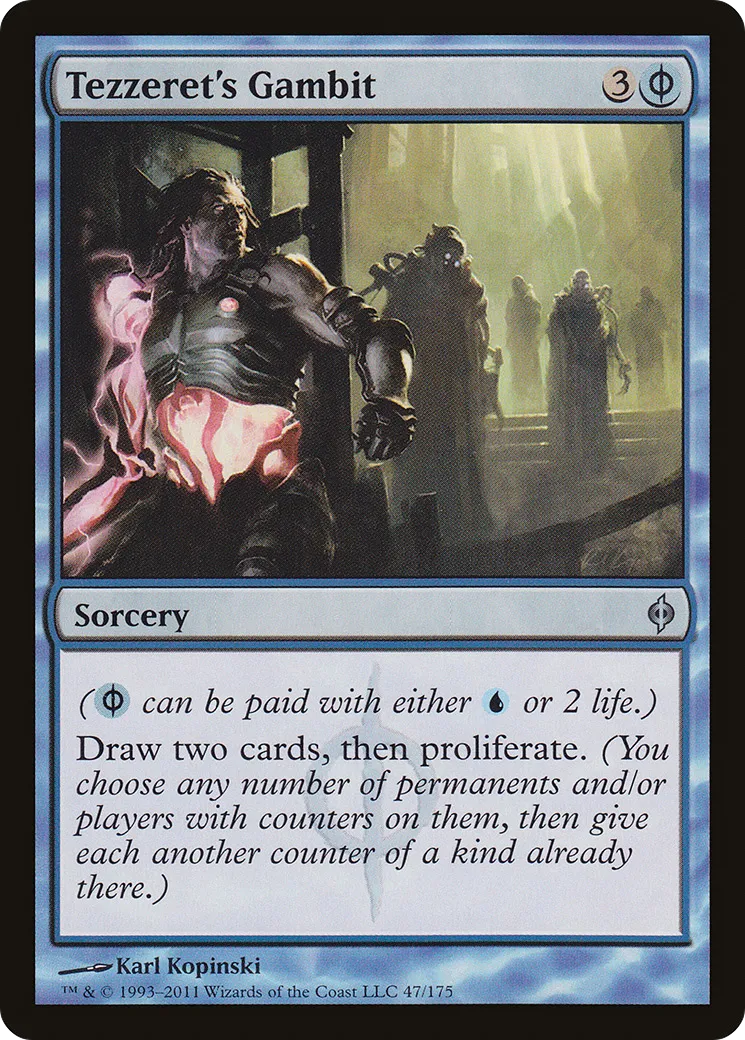 Tezzeret's Gambit — New Phyrexia — Magic: The Gathering