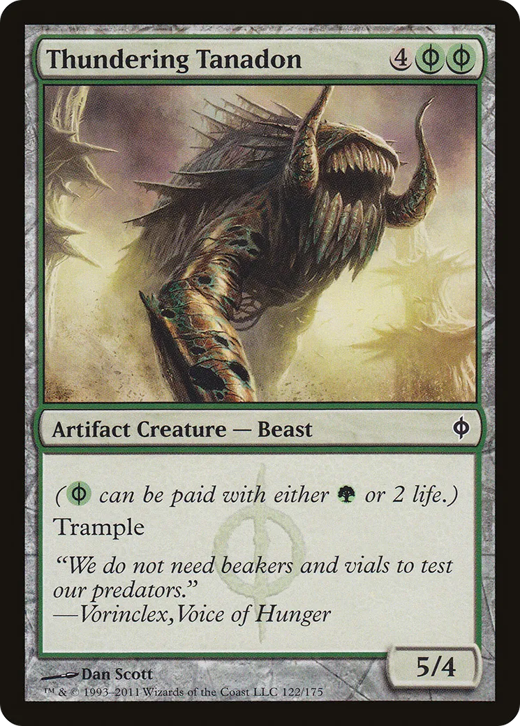 Thundering Tanadon — New Phyrexia — Magic: The Gathering