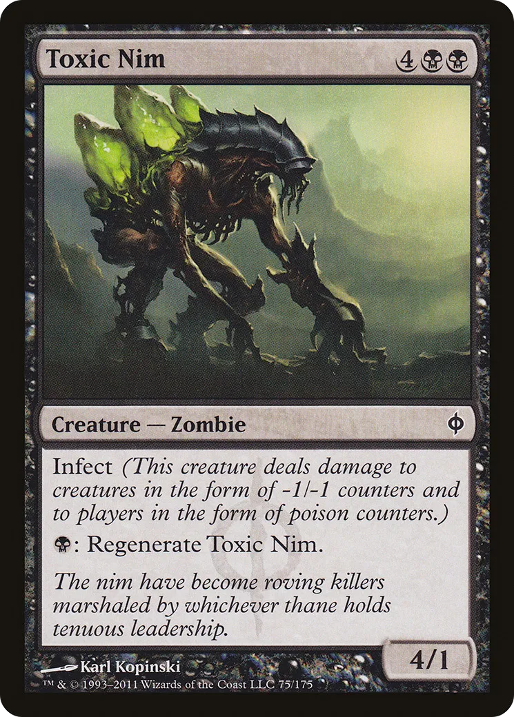 Toxic Nim — New Phyrexia — Magic: The Gathering