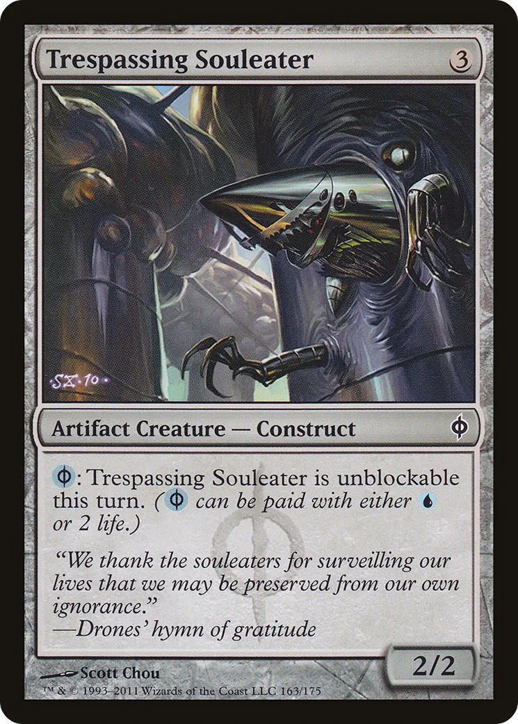 Trespassing Souleater — New Phyrexia — Magic: The Gathering