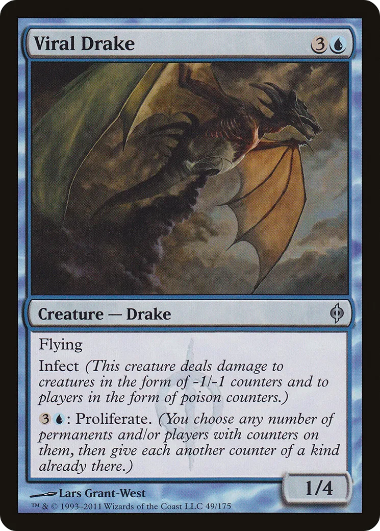 Viral Drake — New Phyrexia — Magic: The Gathering