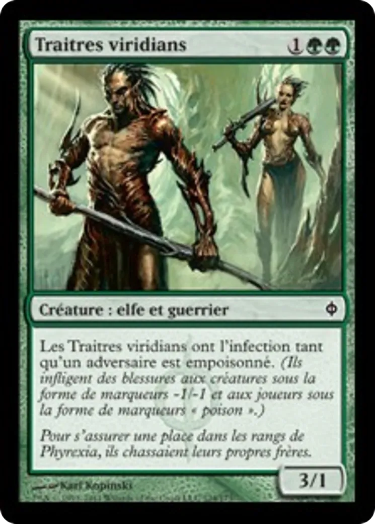 Traitres viridians — New Phyrexia — Magic: The Gathering