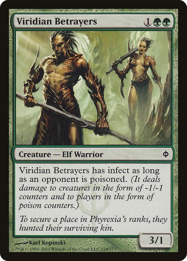 Traitres viridians — New Phyrexia — Magic: The Gathering