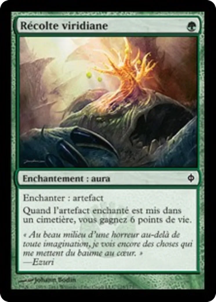 Récolte viridiane — New Phyrexia — Magic: The Gathering