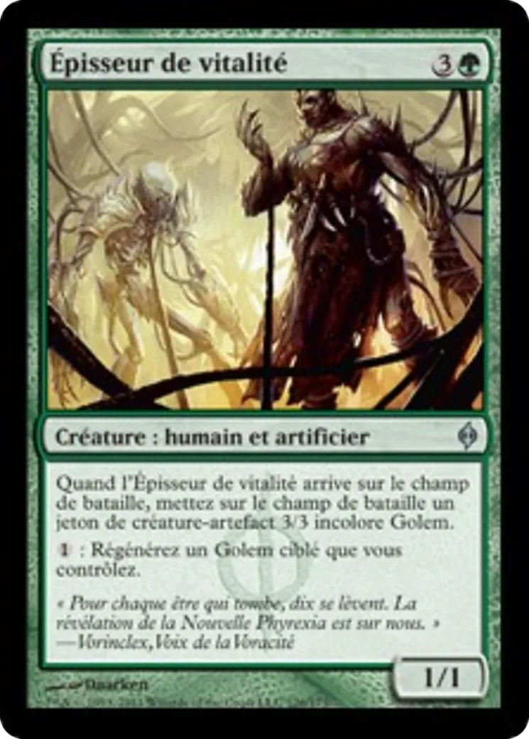 Épisseur de vitalité — New Phyrexia — Magic: The Gathering