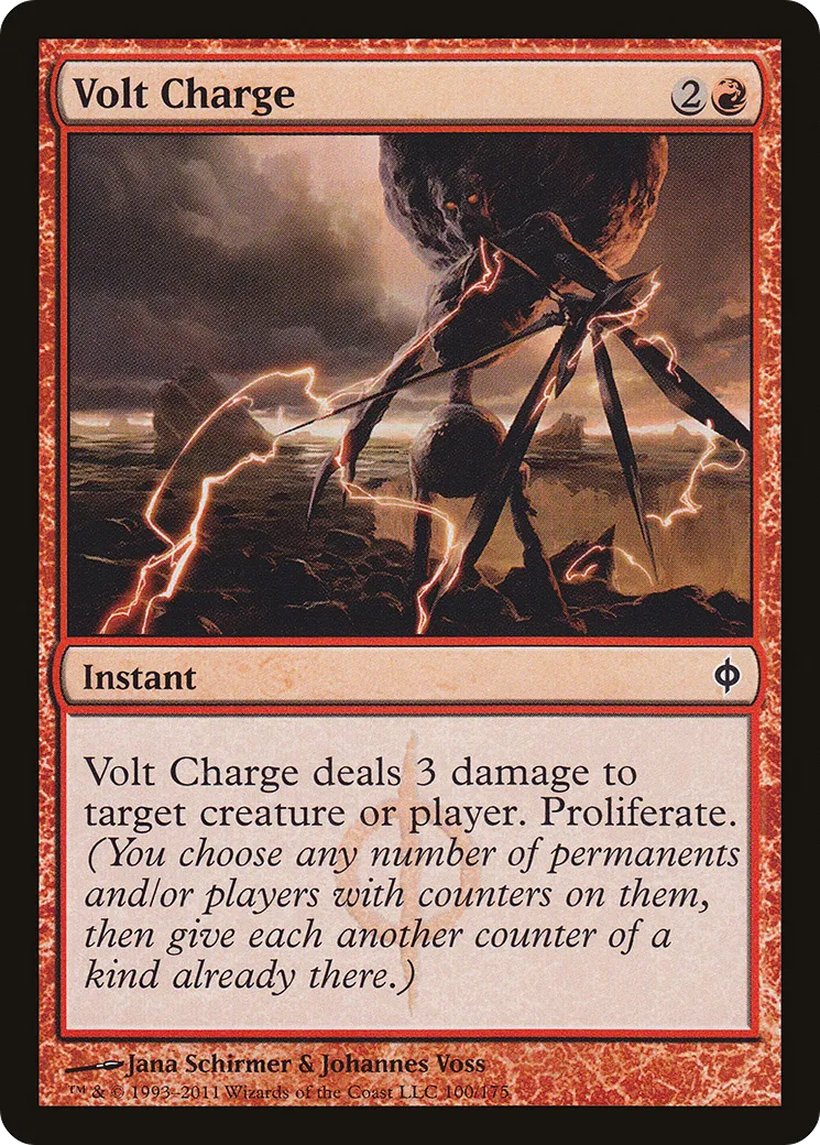 Volt Charge — New Phyrexia — Magic: The Gathering