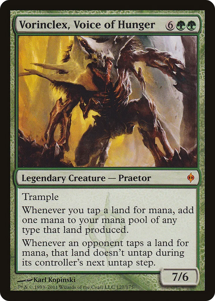 Vorinclex, Voice of Hunger — New Phyrexia — Magic: The Gathering