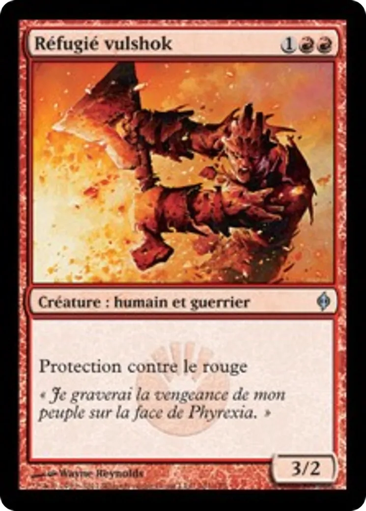 Réfugié vulshok — New Phyrexia — Magic: The Gathering