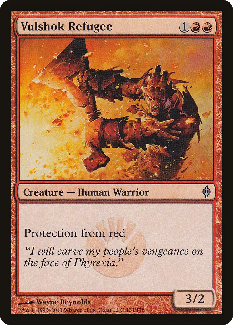 Vulshok Refugee — New Phyrexia — Magic: The Gathering