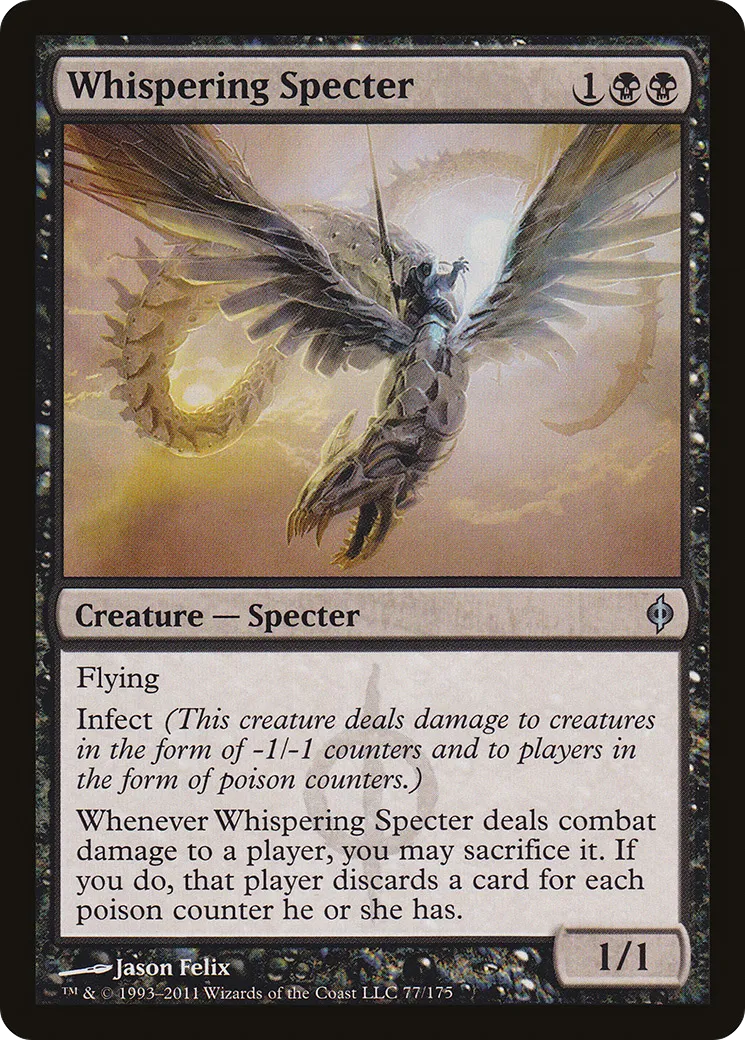Whispering Specter — New Phyrexia — Magic: The Gathering