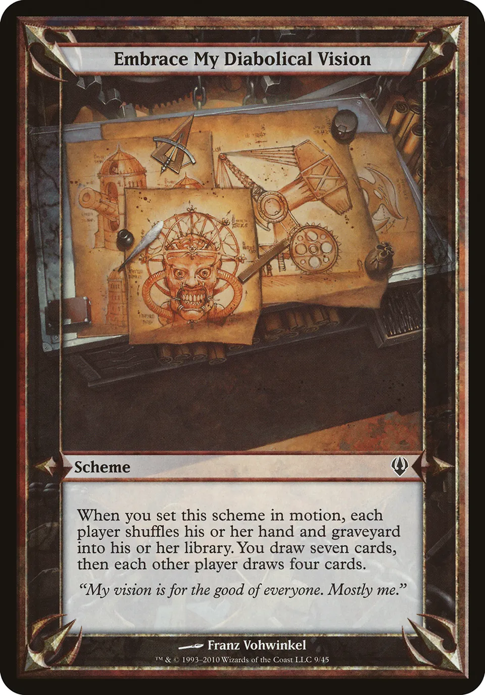 Embrace My Diabolical Vision from Archenemy Schemes - Magic: The Gathering