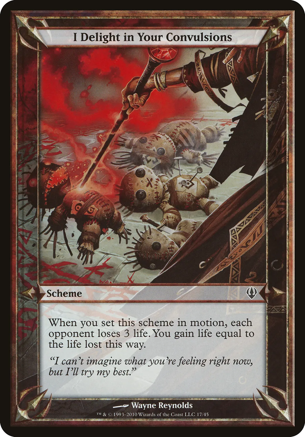 I Delight in Your Convulsions — Archenemy Schemes — Magic: The Gathering