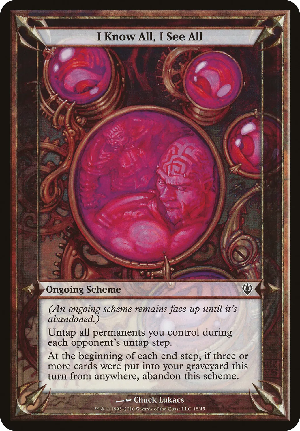I Know All, I See All — Archenemy Schemes — Magic: The Gathering