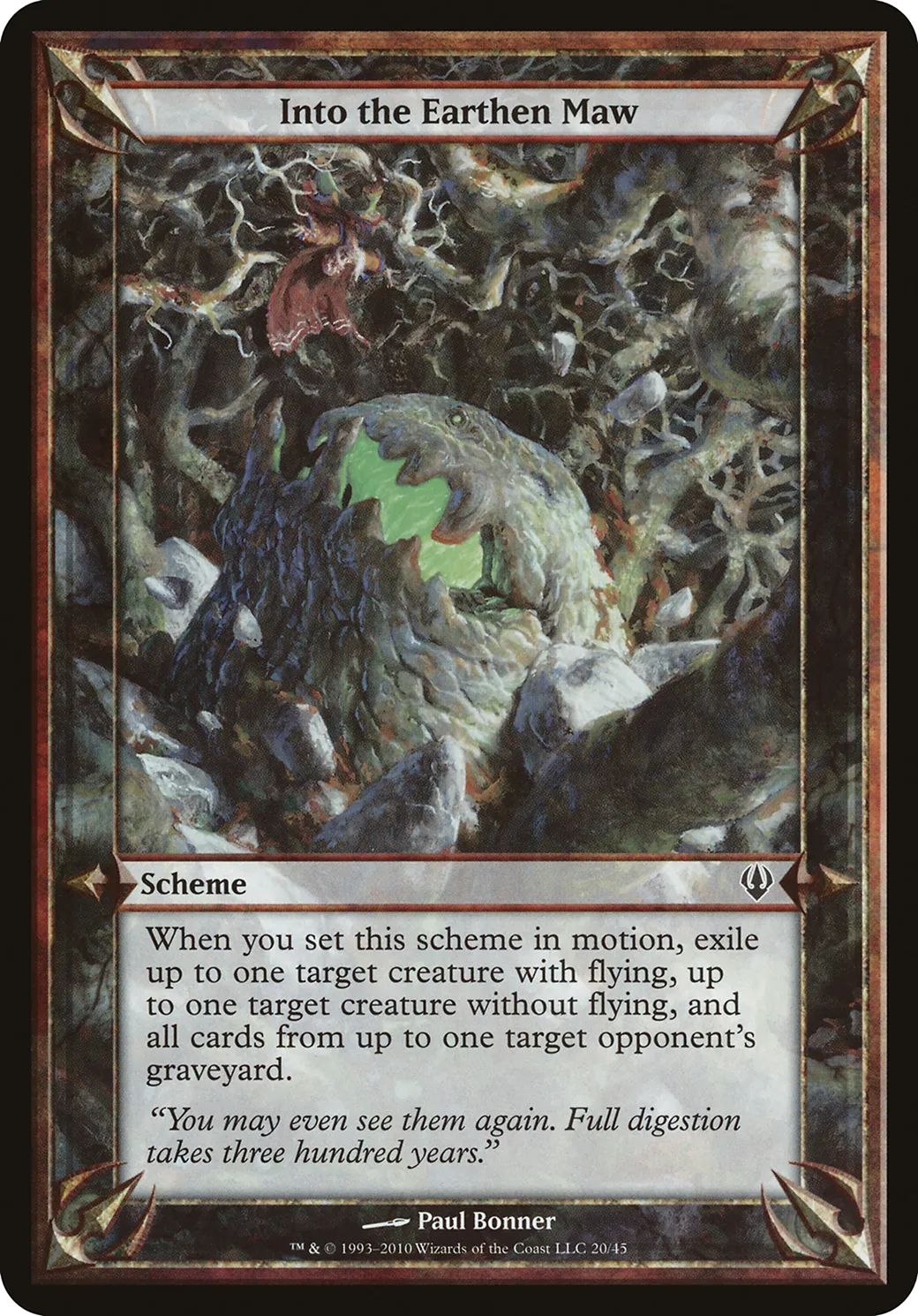 Into the Earthen Maw — Archenemy Schemes — Magic: The Gathering