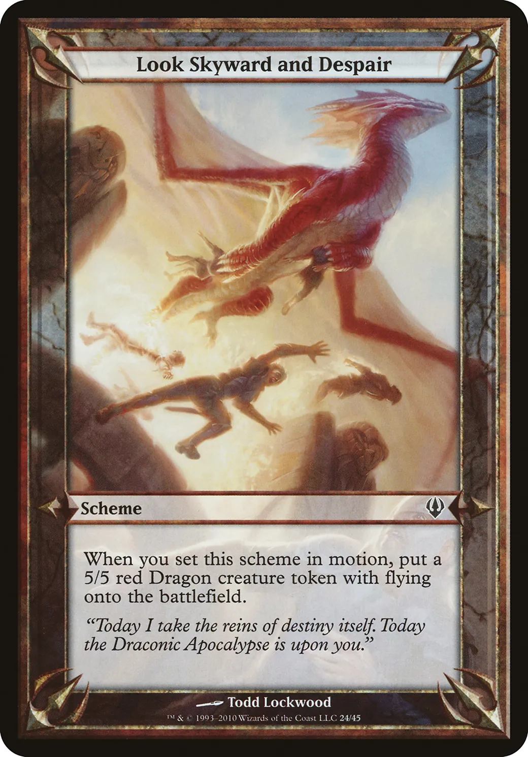 Look Skyward and Despair — Archenemy Schemes — Magic: The Gathering