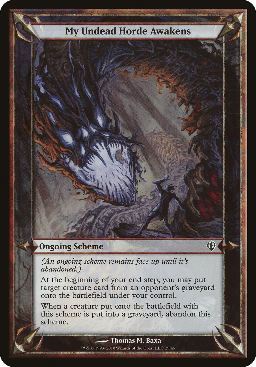 My Undead Horde Awakens — Archenemy Schemes — Magic: The Gathering