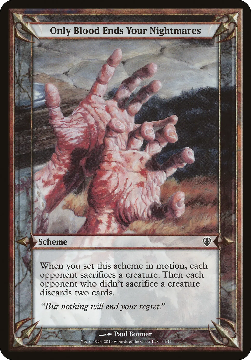 Only Blood Ends Your Nightmares — Archenemy Schemes — Magic: The Gathering