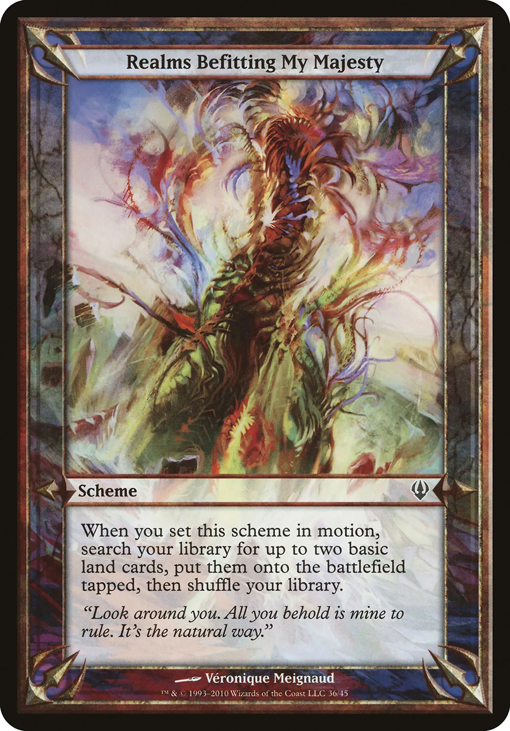 Realms Befitting My Majesty — Archenemy Schemes — Magic: The Gathering