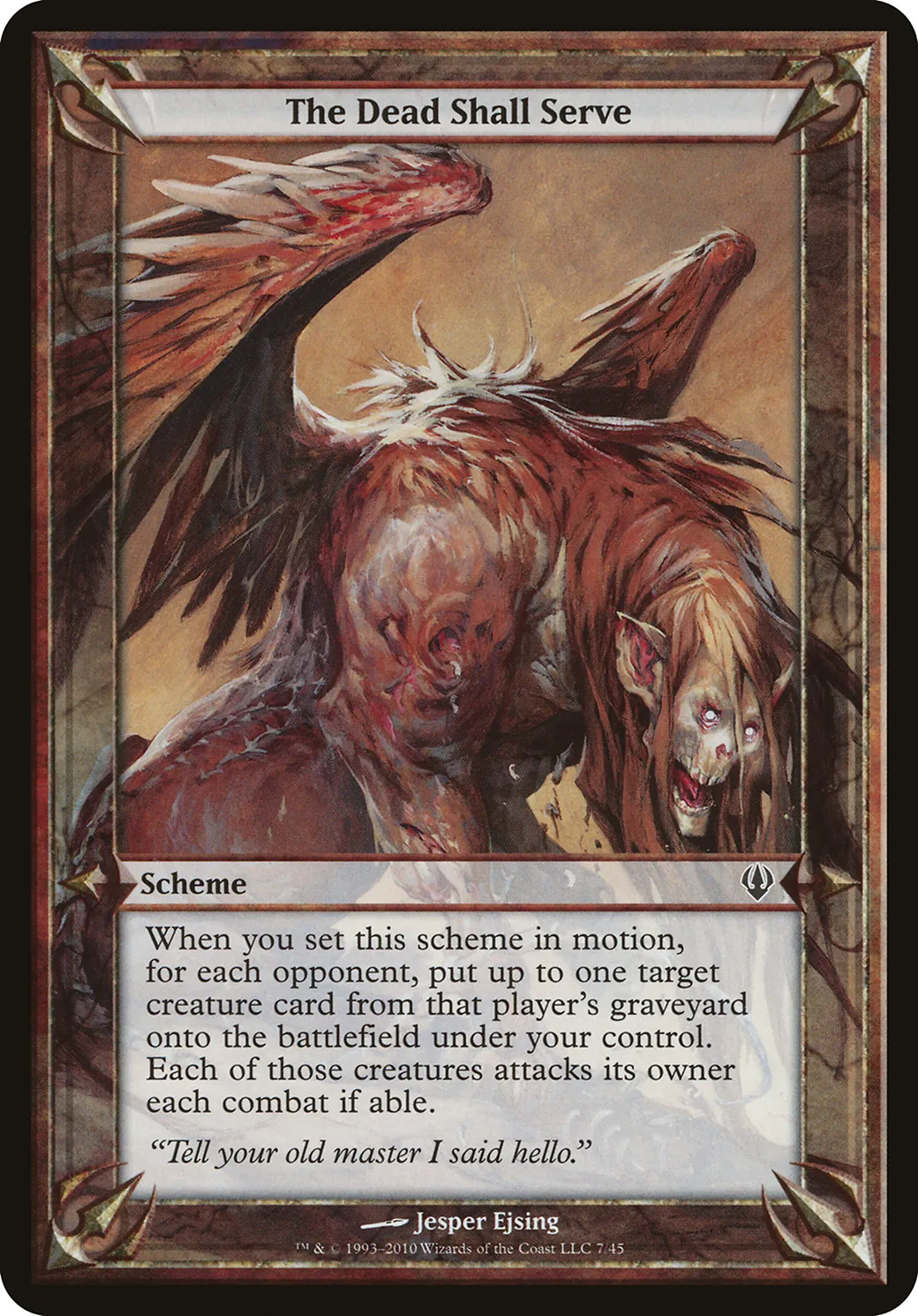 The Dead Shall Serve — Archenemy Schemes — Magic: The Gathering