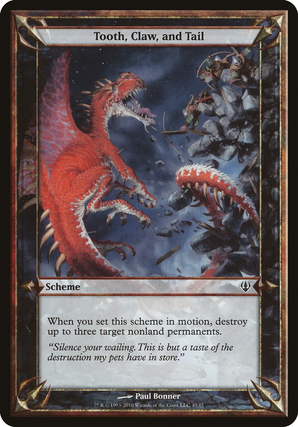 Tooth, Claw, and Tail — Archenemy Schemes — Magic: The Gathering
