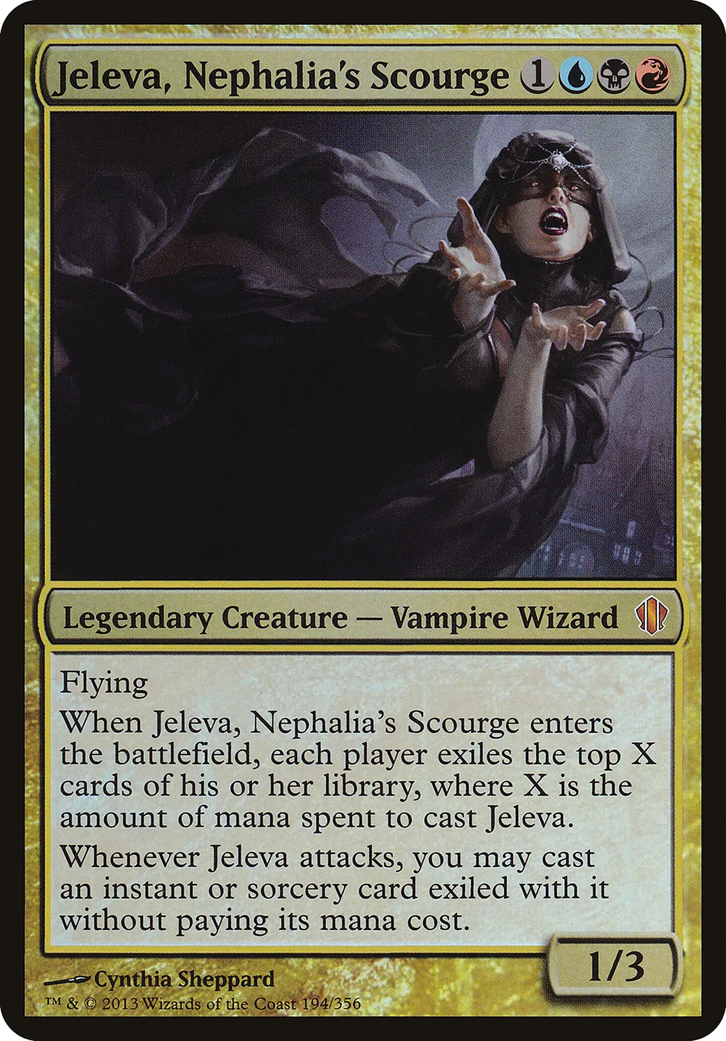 Jeleva, plaie de la Néphalie — Commander 2013 Oversized — Magic: The Gathering