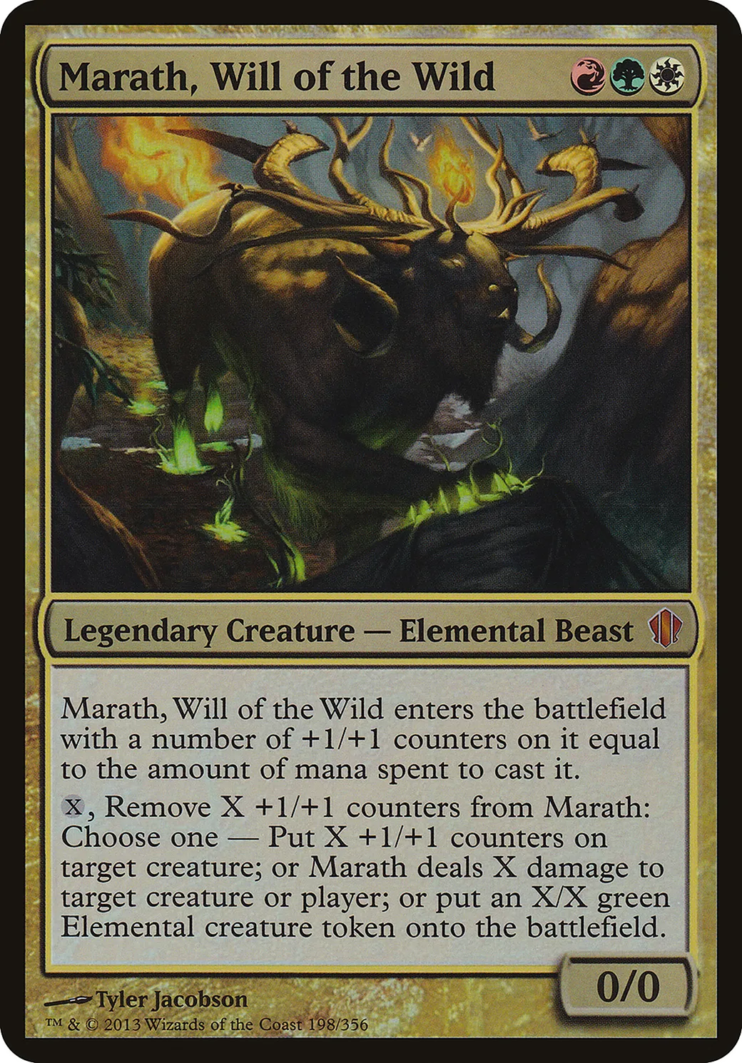 Marath, Volonté de la Nature — Commander 2013 Oversized — Magic: The Gathering