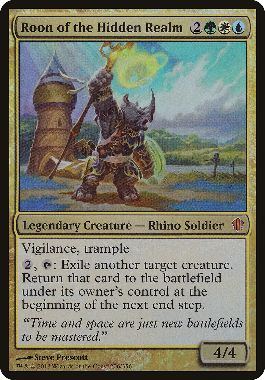 Roon du Royaume caché — Commander 2013 Oversized — Magic: The Gathering