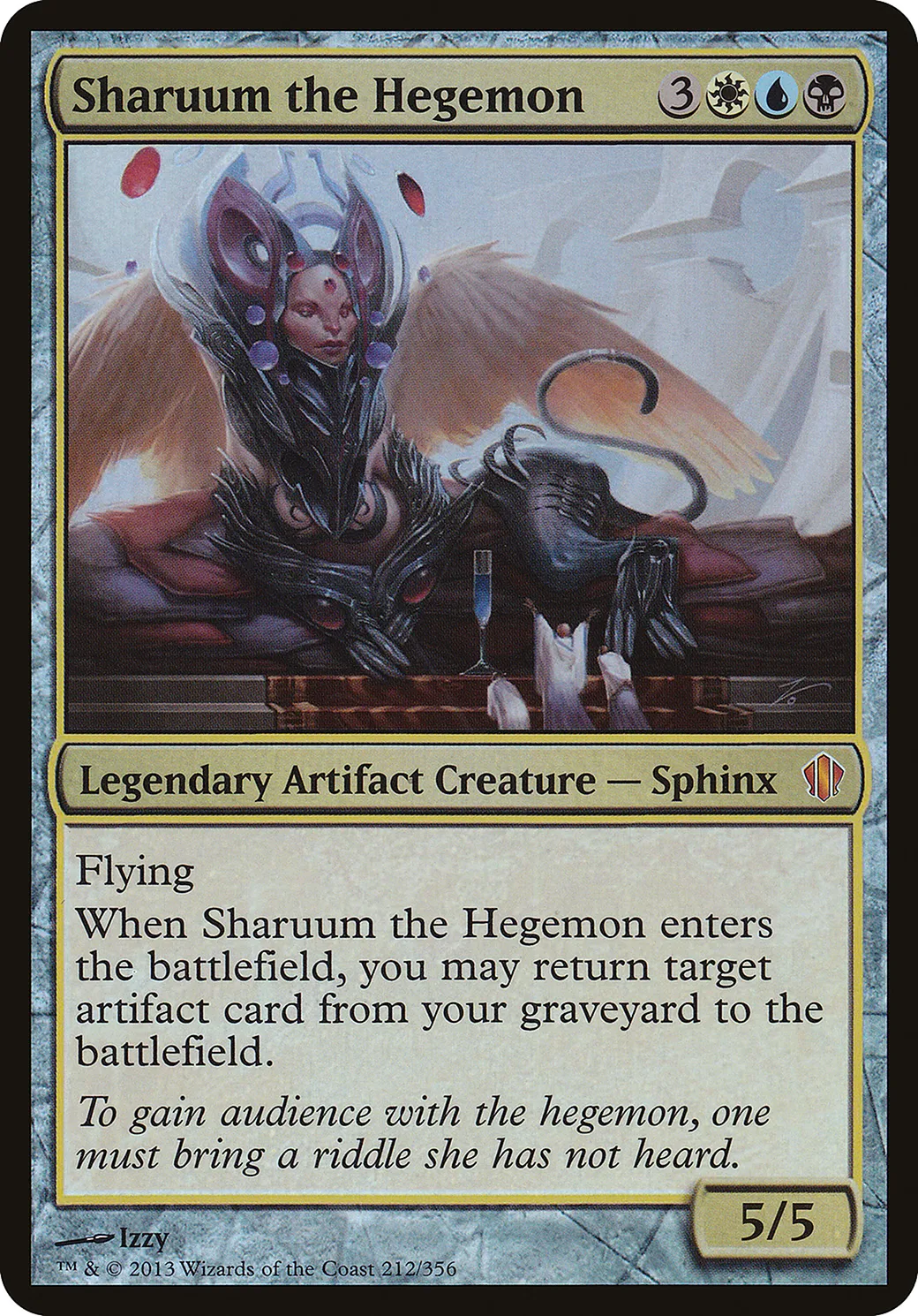 Sharuûm l'Hégémon — Commander 2013 Oversized — Magic: The Gathering