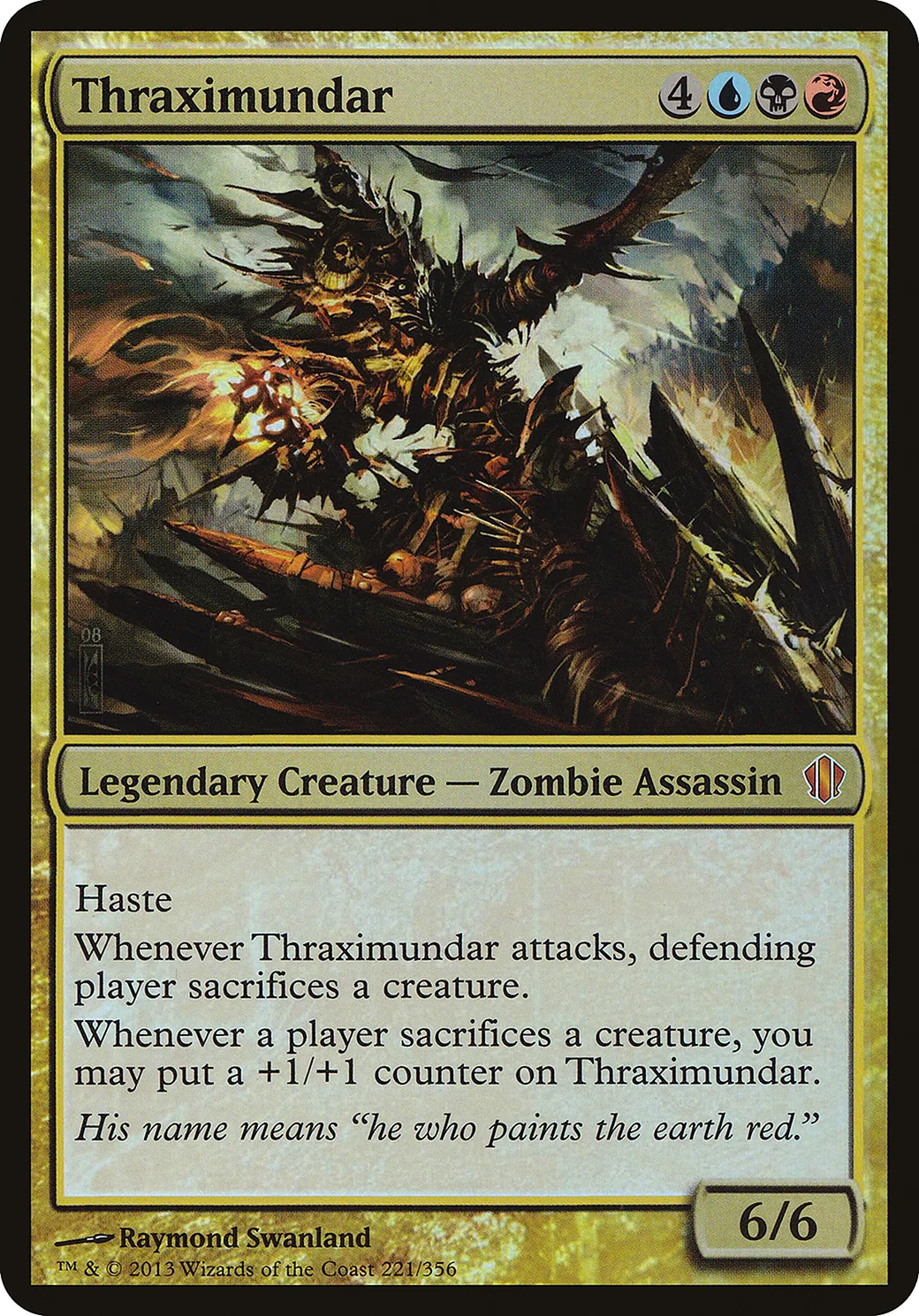 Thraximundar — Commander 2013 Oversized — Magic: The Gathering