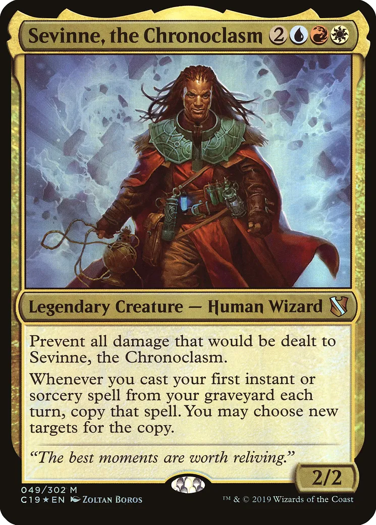 Sevinne, le Chronoclysme — Commander 2019 Oversized — Magic: The Gathering