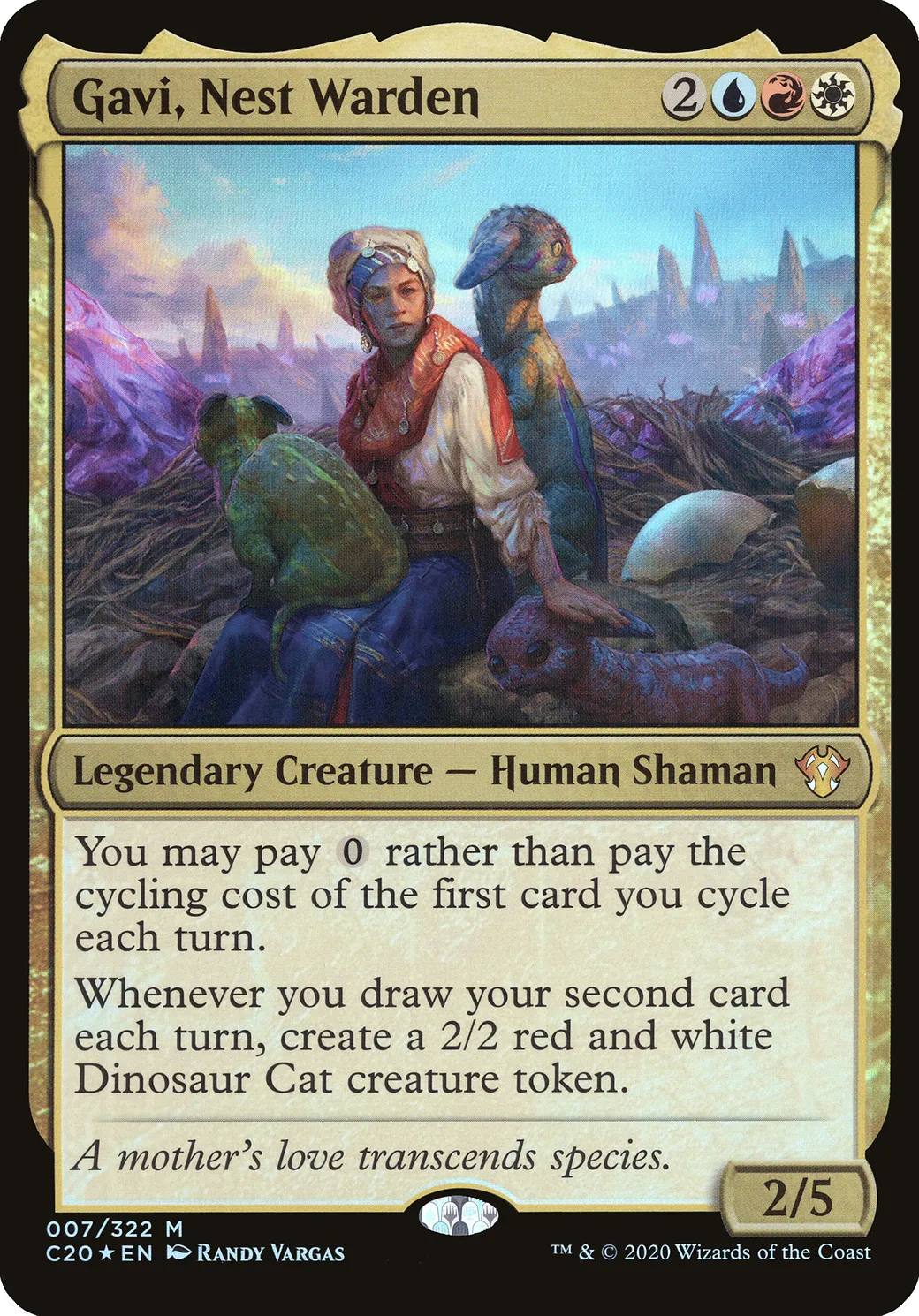 Gavi, garde du nid — Commander 2020 Oversized — Magic: The Gathering