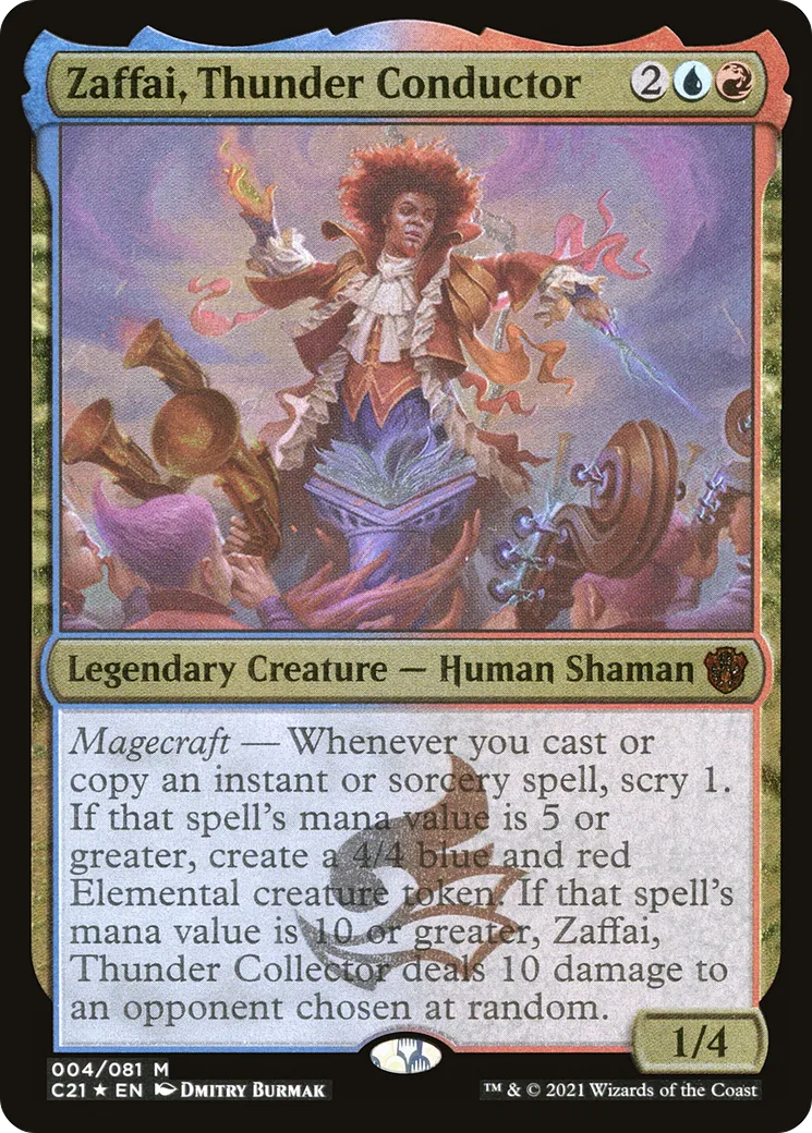Zaffai, Thunder Conductor — Commander 2021 Display Commanders — Magic: The Gathering
