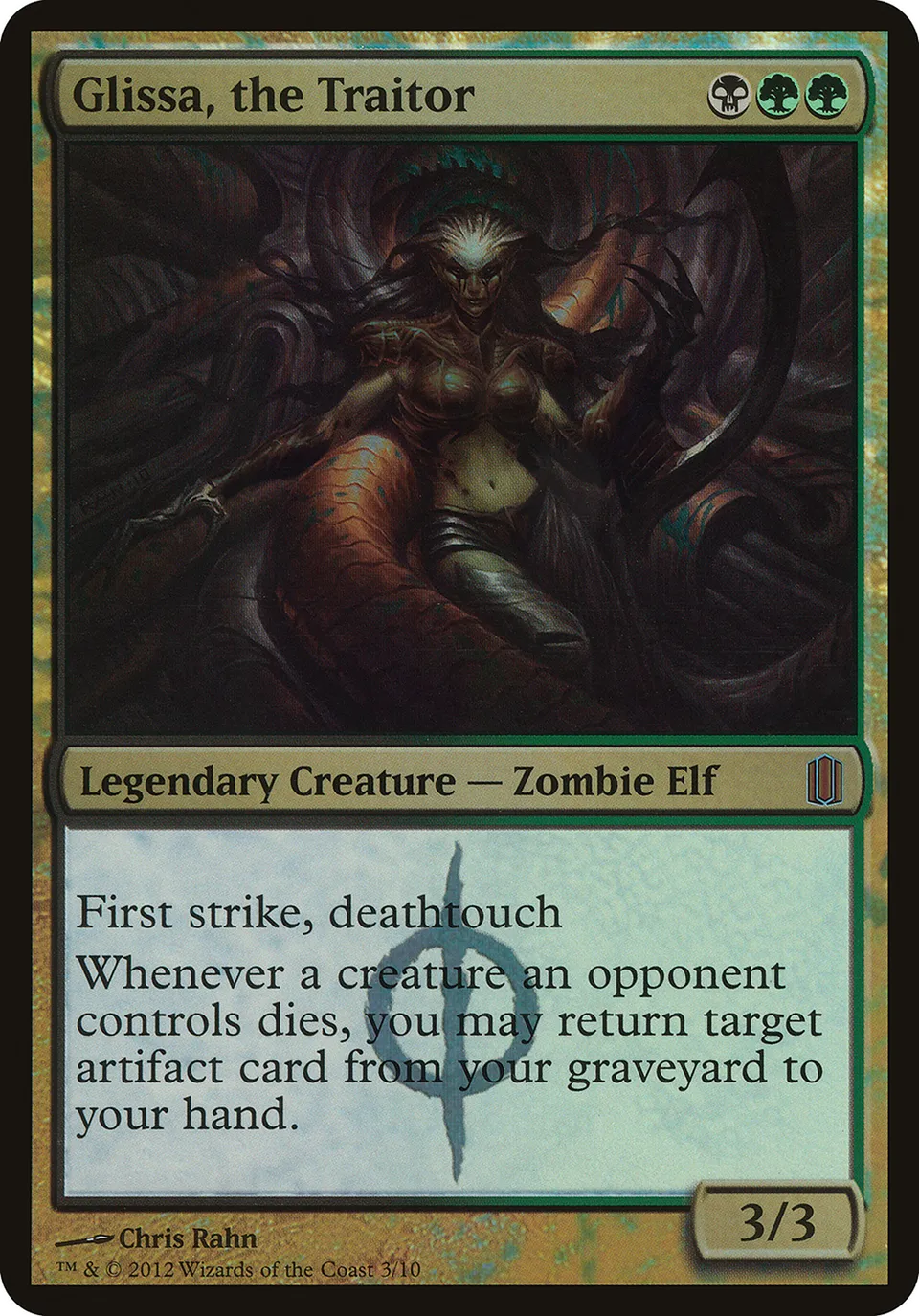 Glissa, la traîtresse from Commander's Arsenal Oversized - Magic: The Gathering