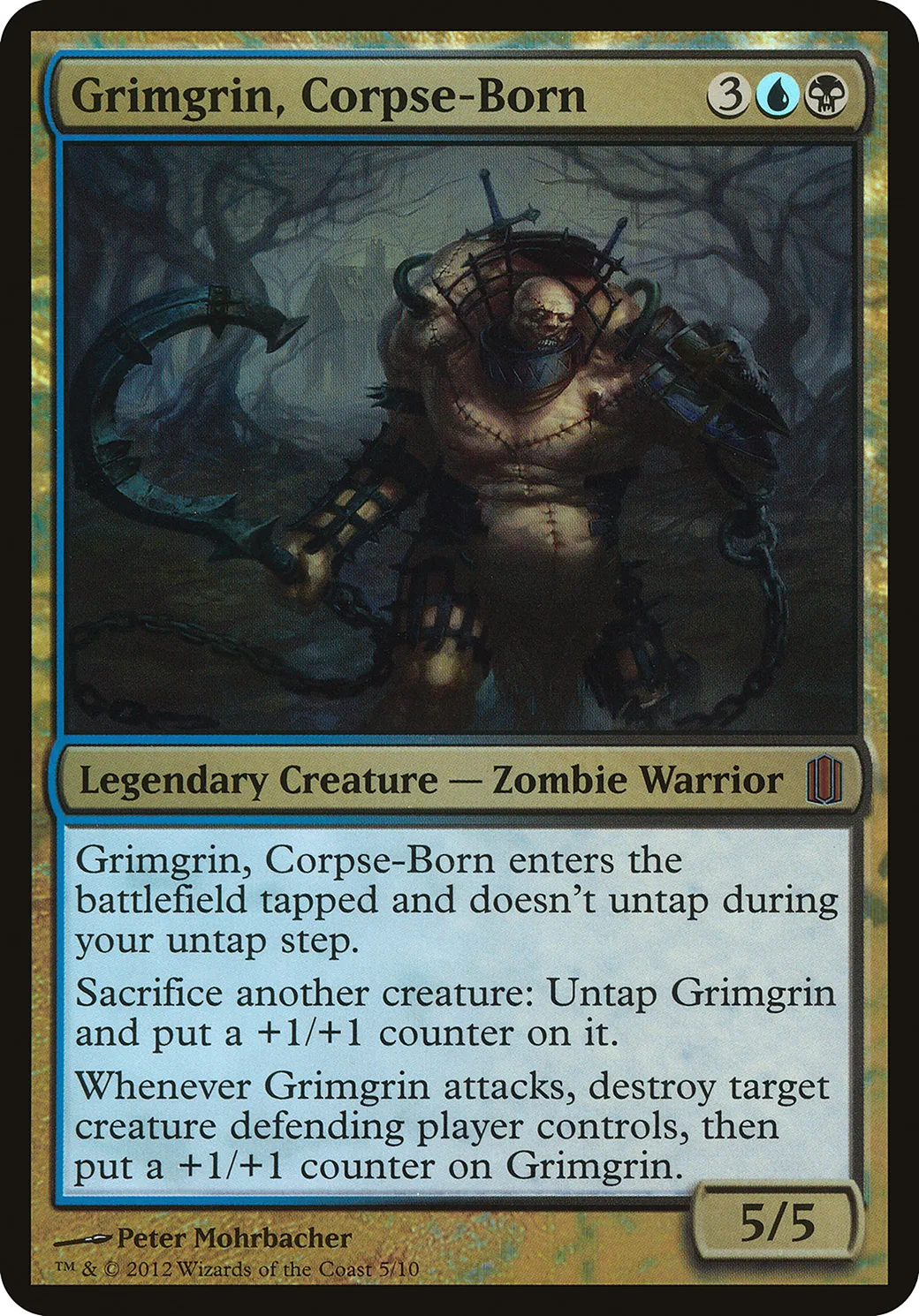 Grimgrin, Corpse-Born — Commander's Arsenal Oversized — Magic: The Gathering