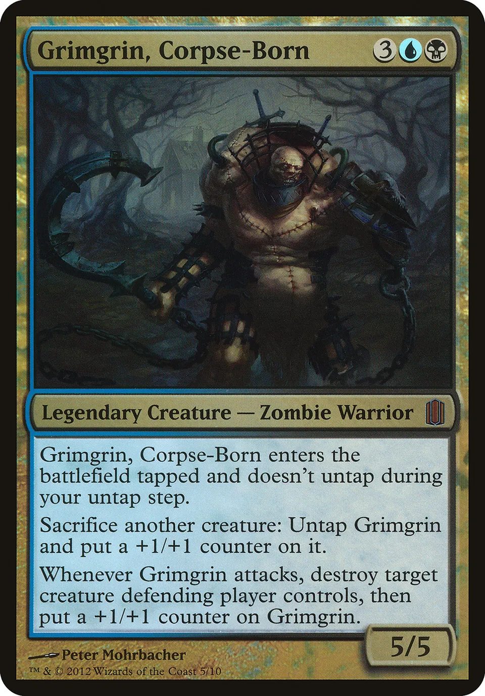 Grimgrin, né des cadavres from Commander's Arsenal Oversized - Magic: The Gathering