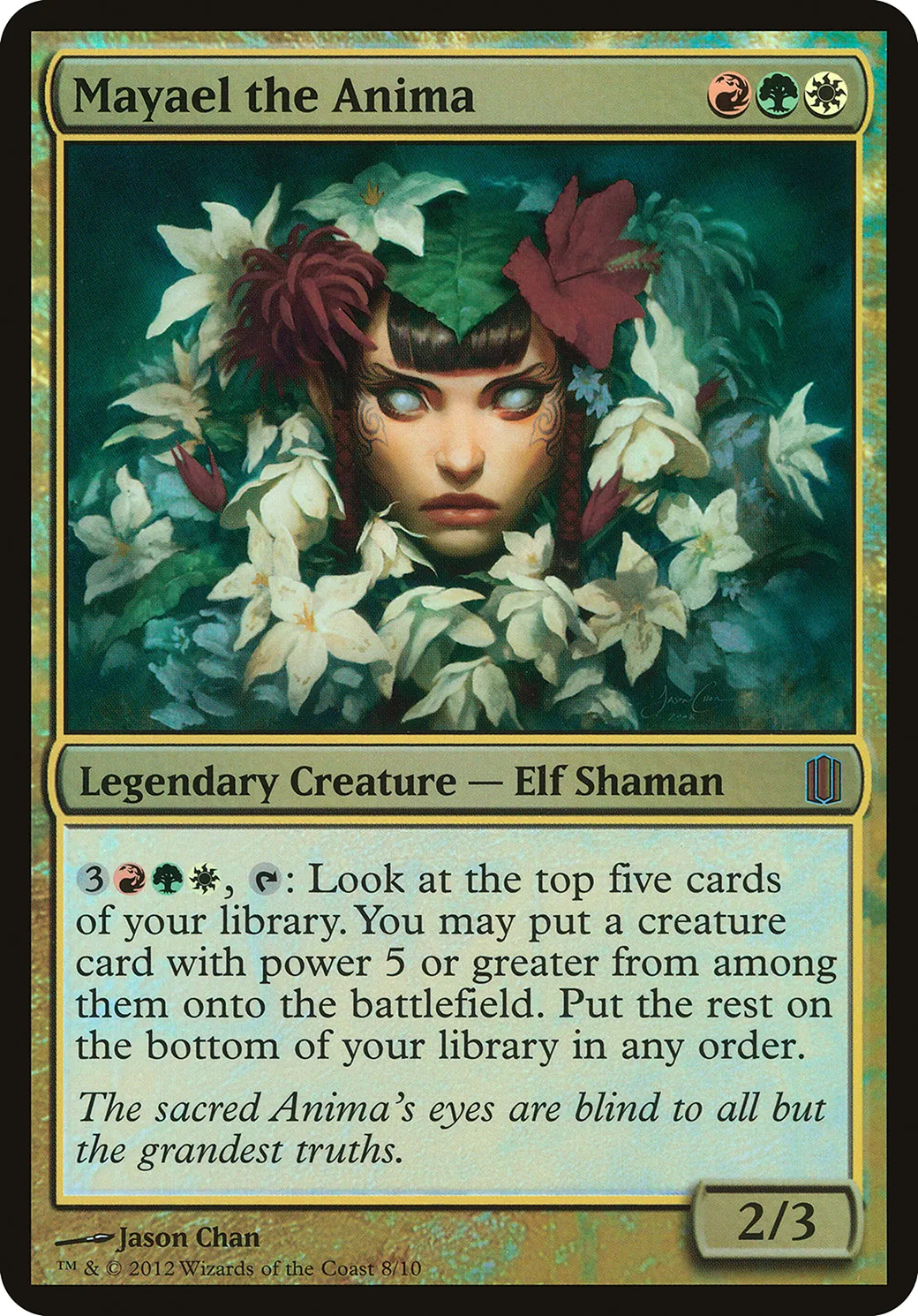 Mayael the Anima — Commander's Arsenal Oversized — Magic: The Gathering
