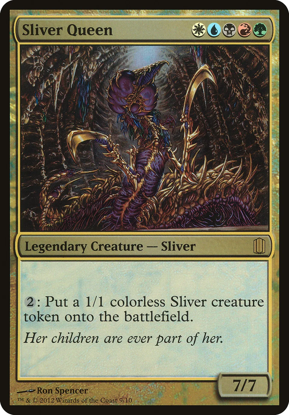 Reine des slivoïdes from Commander's Arsenal Oversized - Magic: The Gathering