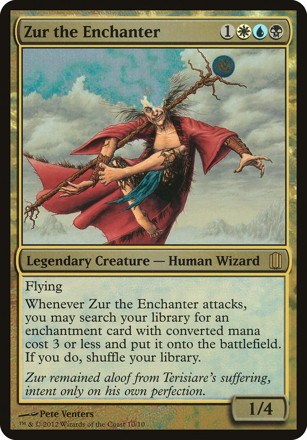 Zur the Enchanter — Commander's Arsenal Oversized — Magic: The Gathering