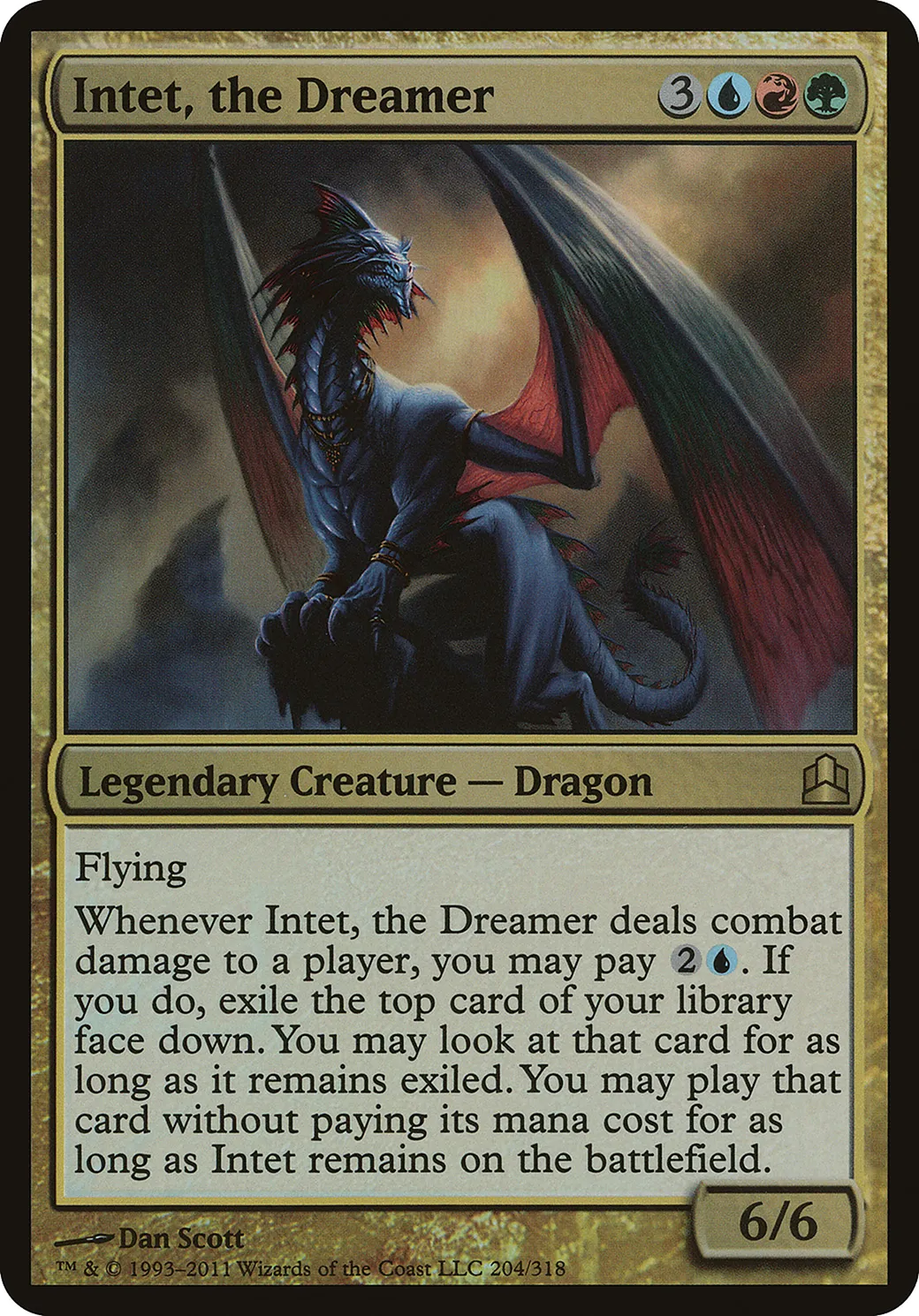 Intet, the Dreamer — Commander 2011 Oversized — Magic: The Gathering