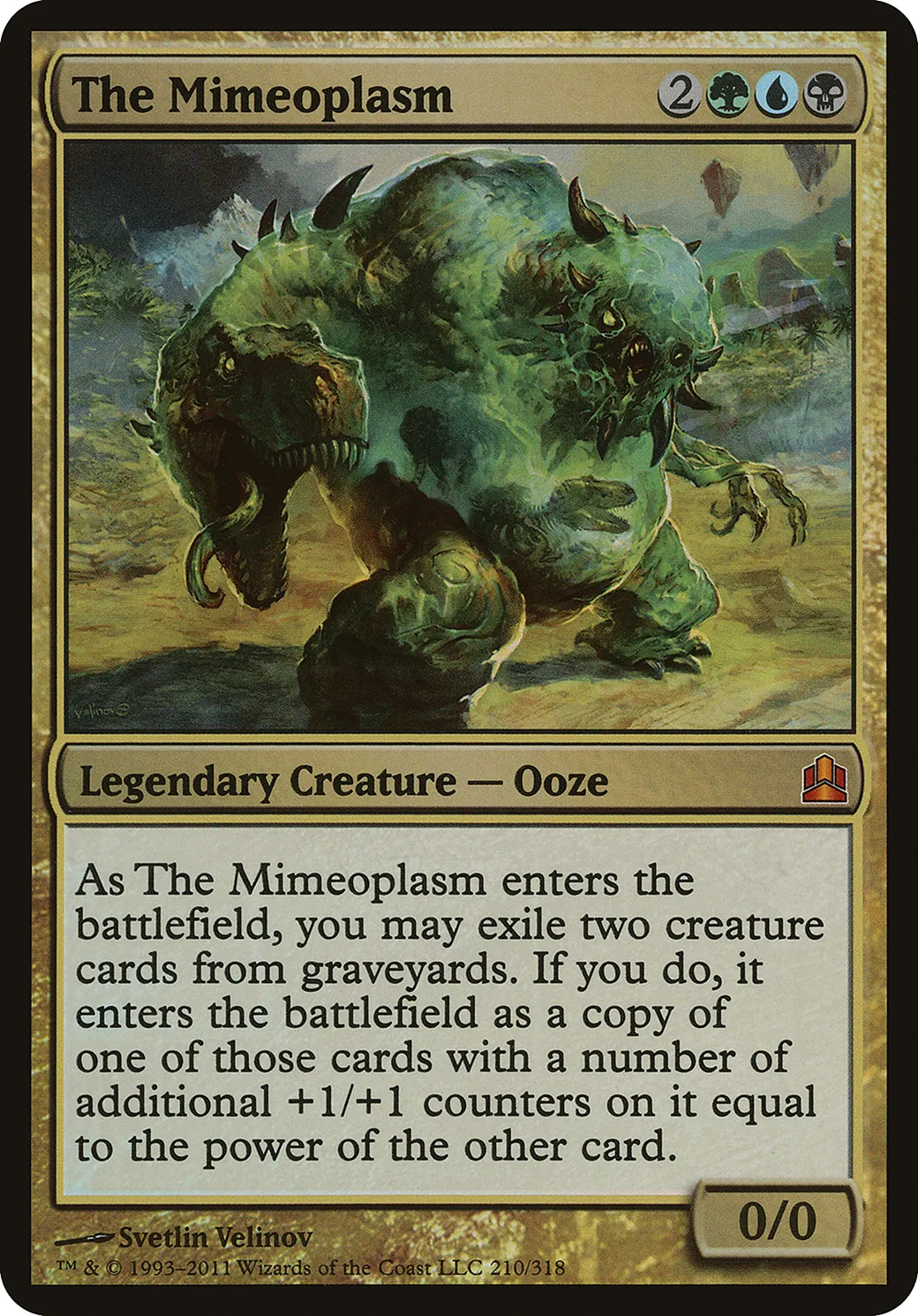 Le Ronéoplasme — Commander 2011 Oversized — Magic: The Gathering