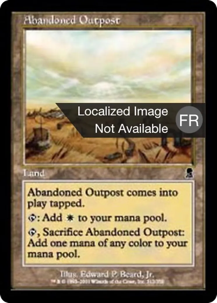 Avant-poste abandonné — Odyssey — Magic: The Gathering