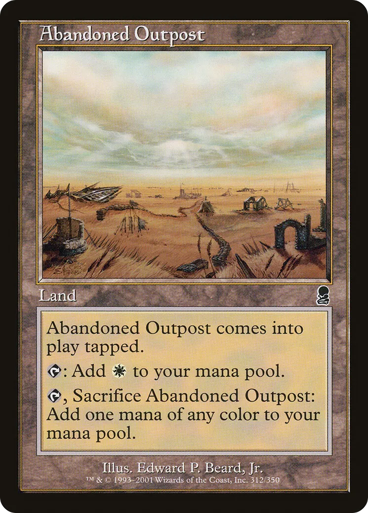 Avant-poste abandonné — Odyssey — Magic: The Gathering