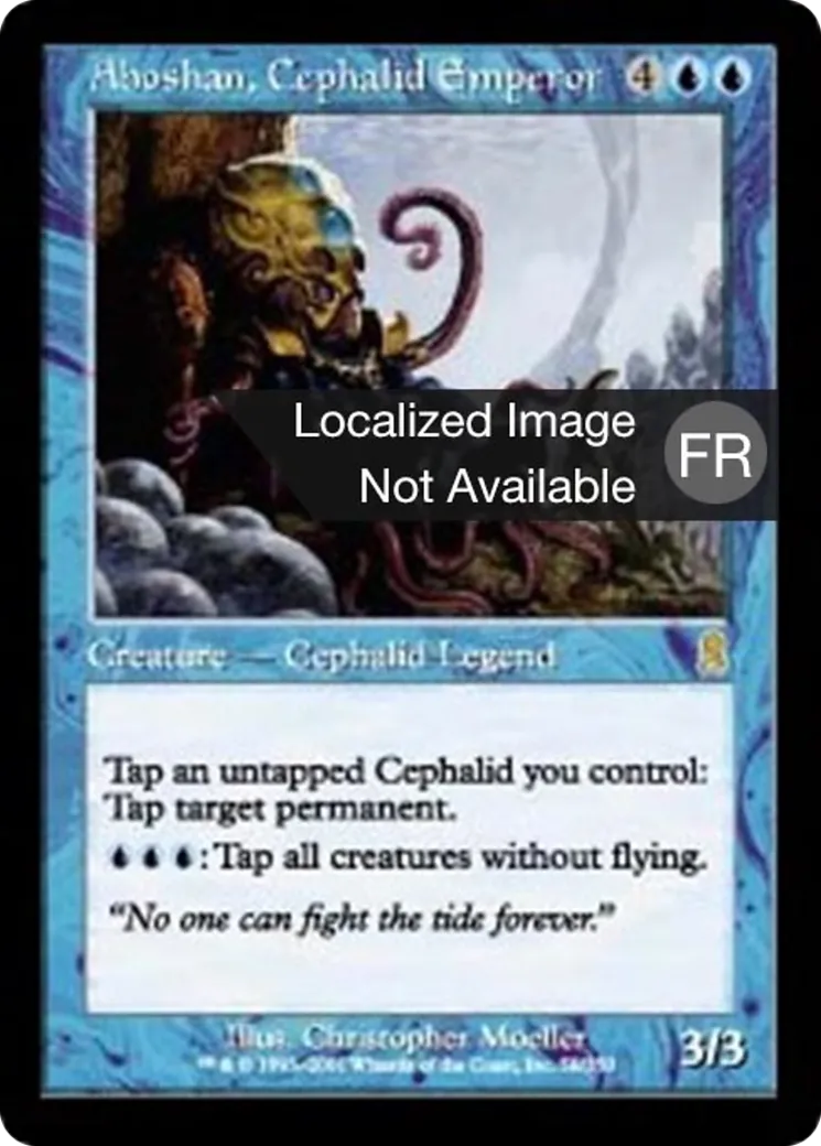 Aboshân, empereur des Céphalides — Odyssey — Magic: The Gathering