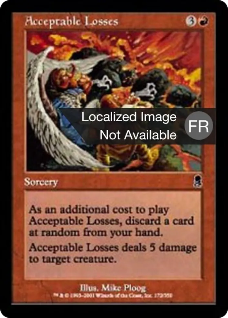 Pertes acceptables — Odyssey — Magic: The Gathering